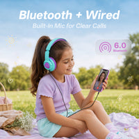 Awei AT51 Kids Wireless Headset (Noise Cancellation,Safe,Comfy) thumbnail