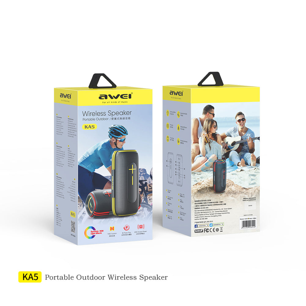 AWEI KA5 Speaker (Dual Horn Surround,TWS)